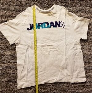 Jordan Short Sleeve Tee Shirt Aqua Teal Blue